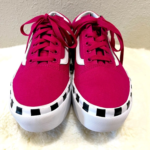 [SOLD]💖VANS Old Skool Stacked Pink Size 7 Women's Shoes EUC💖 - Picture 3 of 11